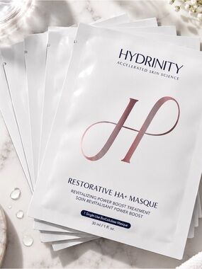 Hydrinity Restorative HA+ Masque 3 pc total mask new